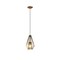 Z-Lite Quintus 1 Light Mini Pendant, Rubbed Brass & Rubbed Brass 442MP-RB - alternate 2